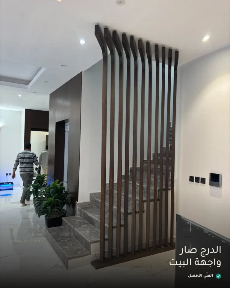 تركيبات ديكورات جدارية خشب بالرياض